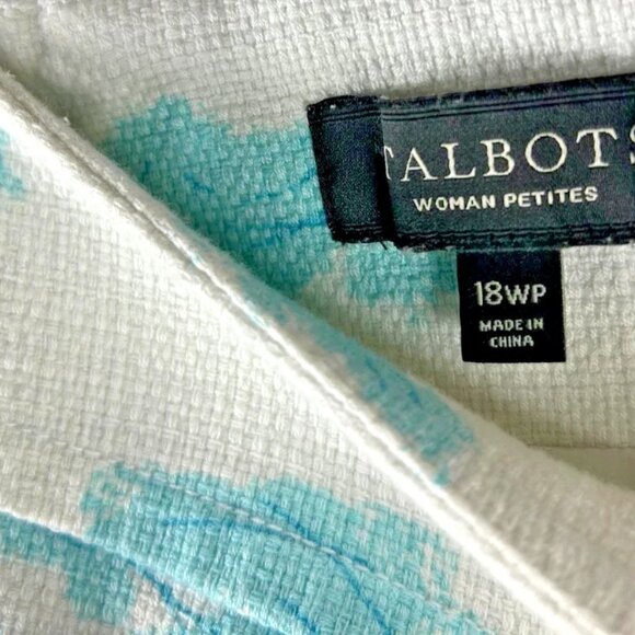 Talbots Venice Cityscape Watercolor Pencil Skirt Women’s 18W - Picture 5 of 5